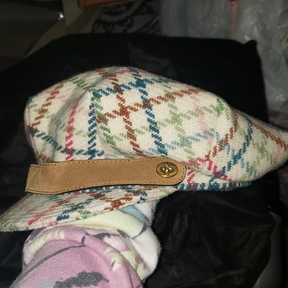 Coach | Accessories | Coach Tattersall Newsboy Wool Hat  display picture 1